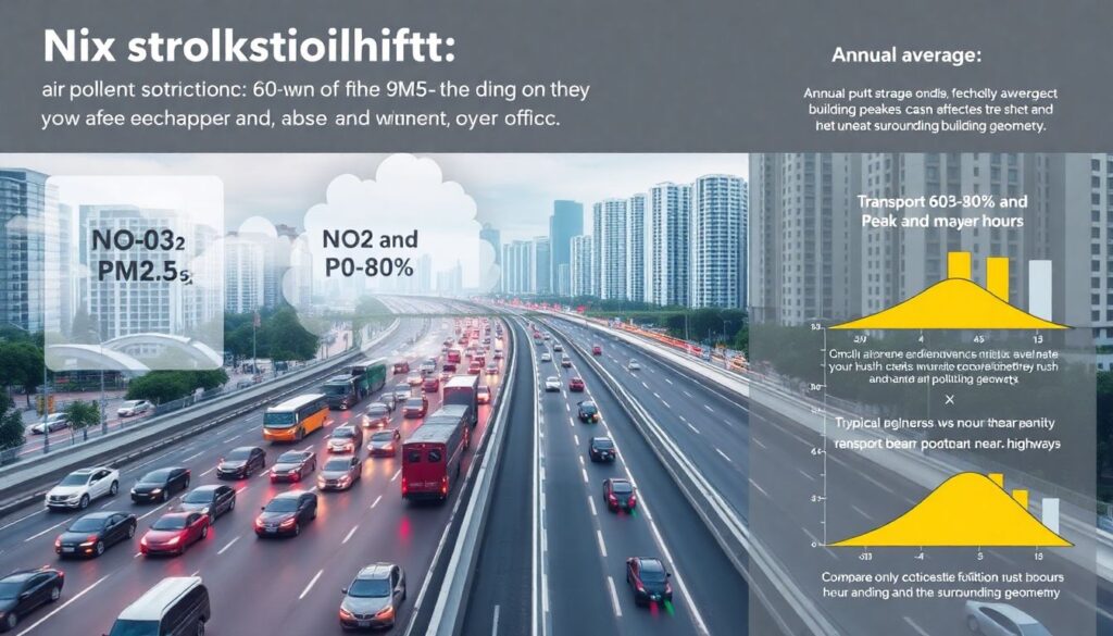 Как связаны пробки и выбросы с качеством воздуха - иллюстрация