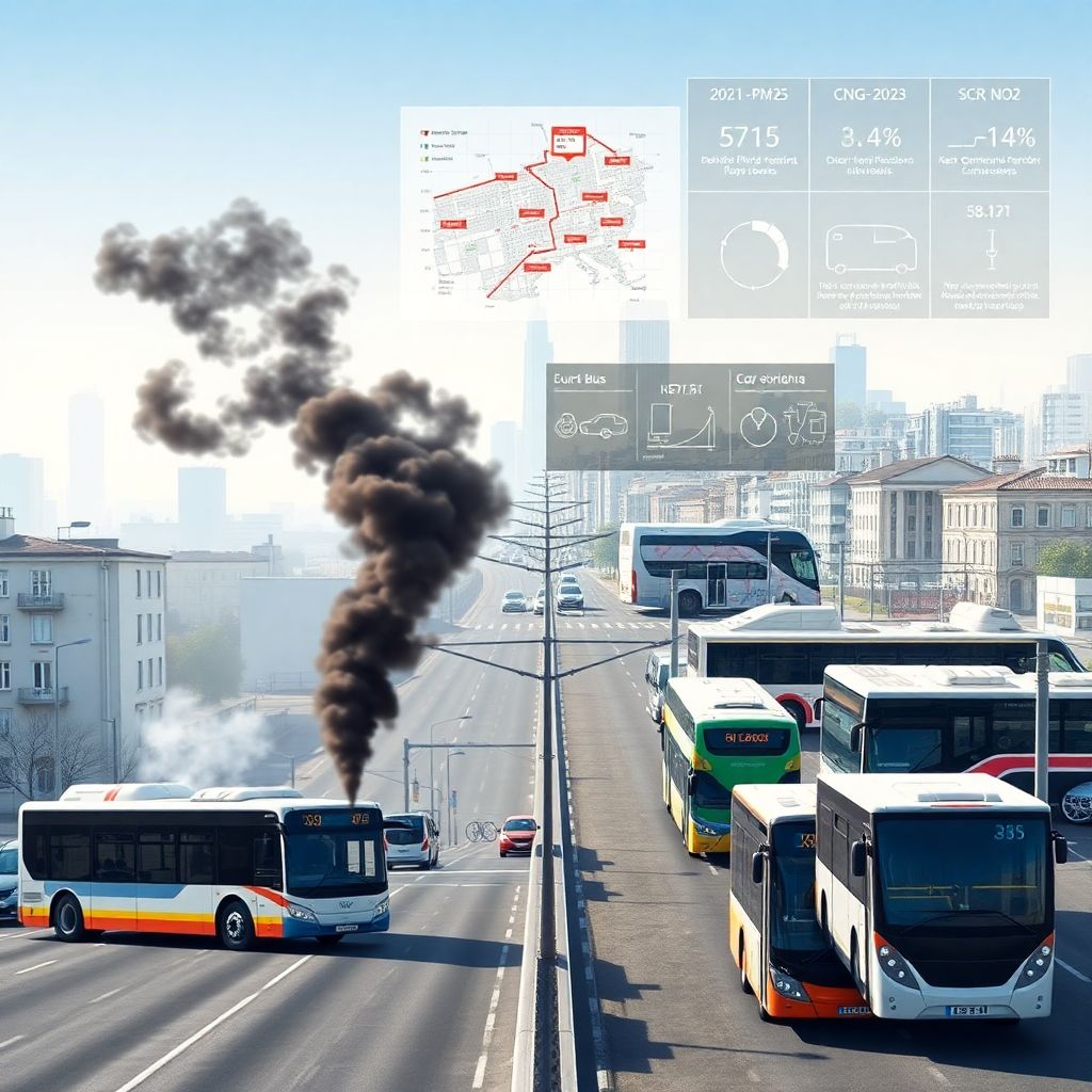 Современные решения по сокращению выхлопов в городском транспорте и их эффективность