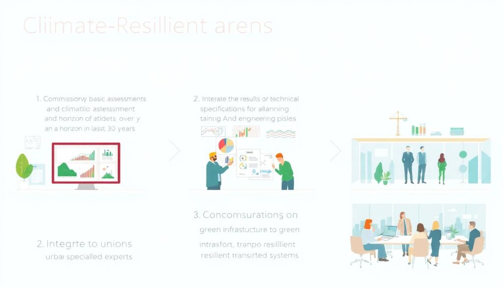 Учёт климатических изменений в планировании районов - иллюстрация