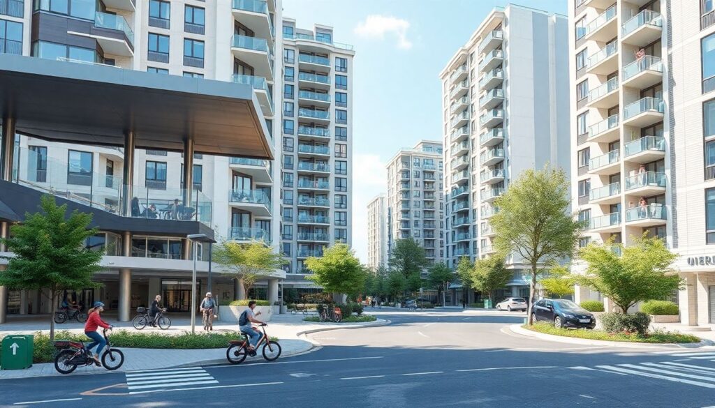 Преимущества жизни рядом с экологичными транспортными узлами - иллюстрация