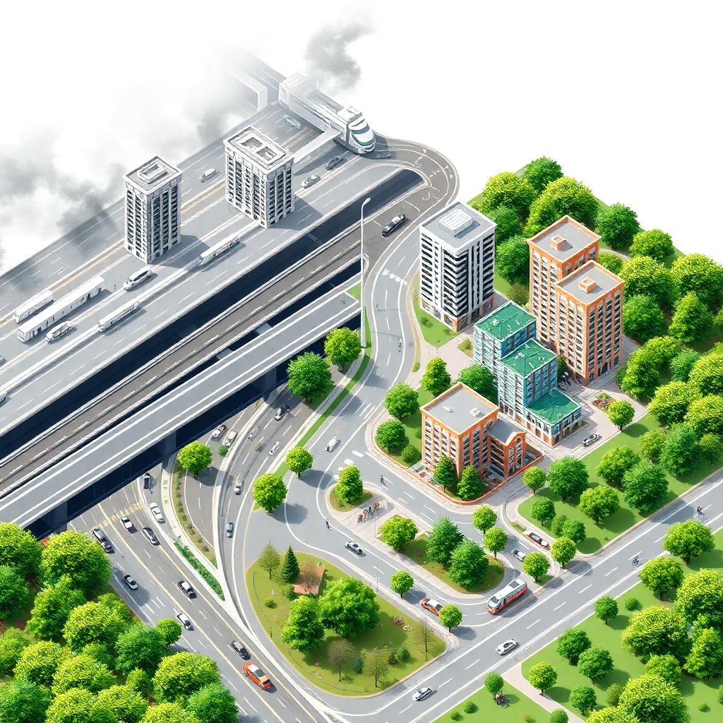 Как транспортная доступность влияет на выбор района с точки зрения экологии