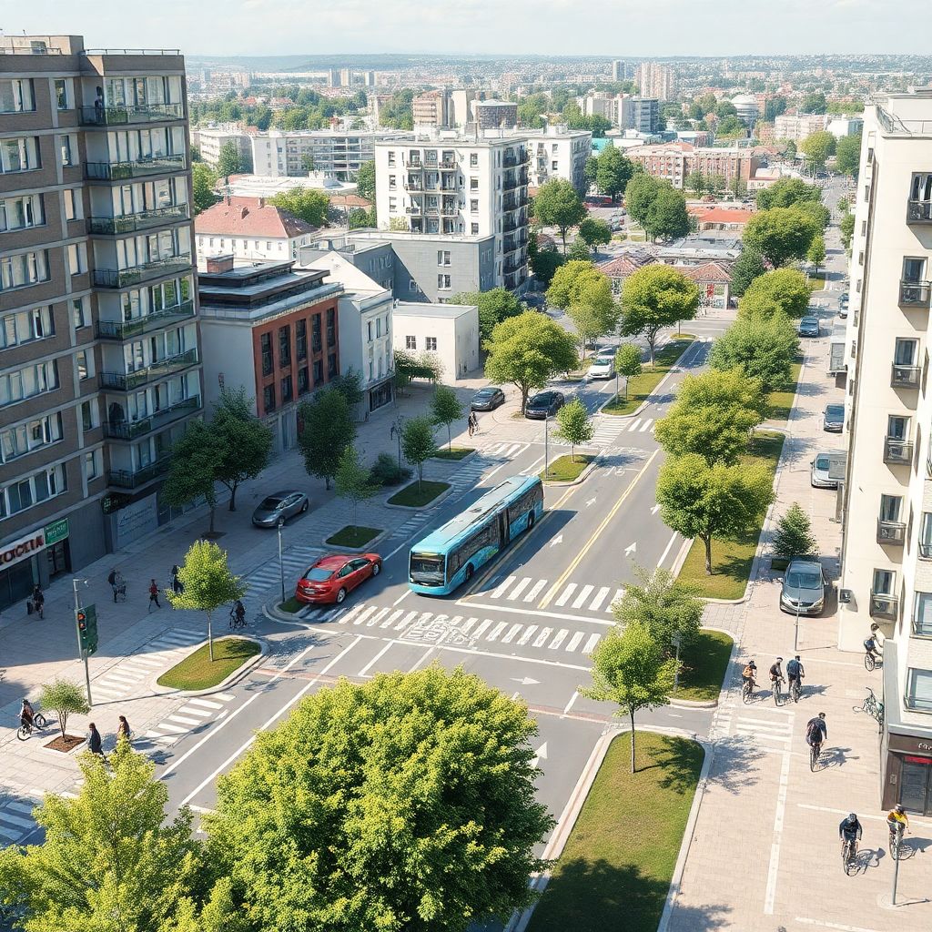 Как транспортная инфраструктура снижает углеродный след района