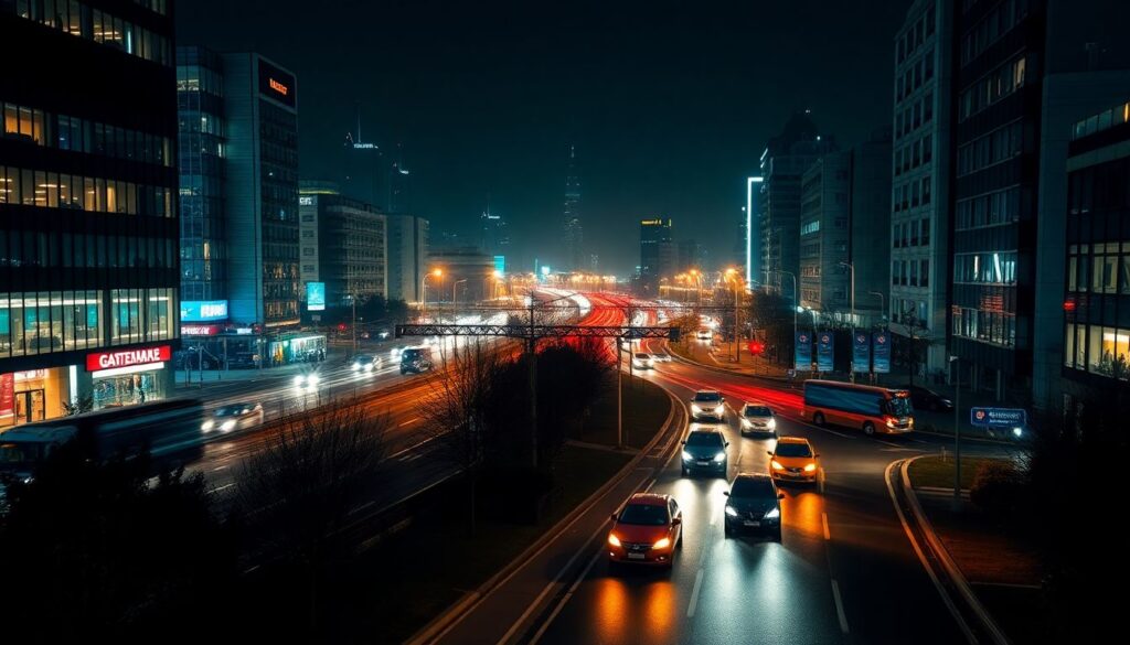 Как транспортная доступность влияет на загрязнение в ночное время - иллюстрация