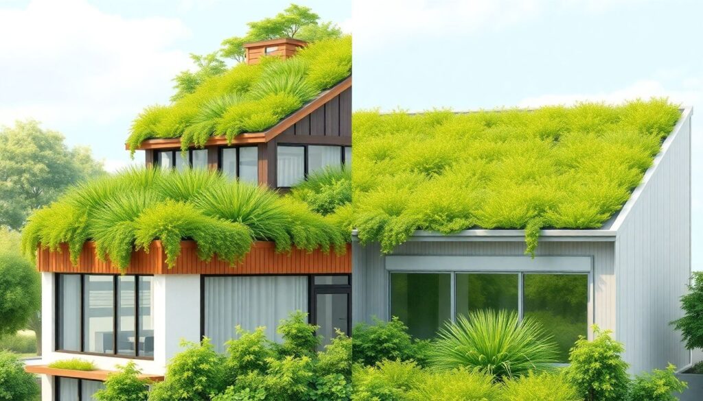 Как зелёные крыши и фасады влияют на микроклимат района - иллюстрация