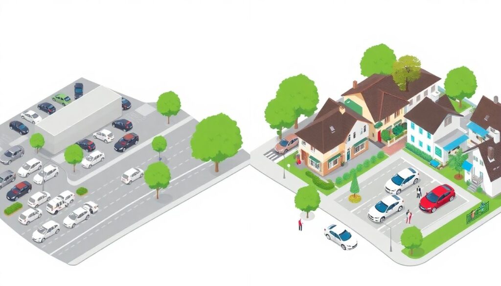 Зелёный транспорт как альтернатива авто в районах - иллюстрация