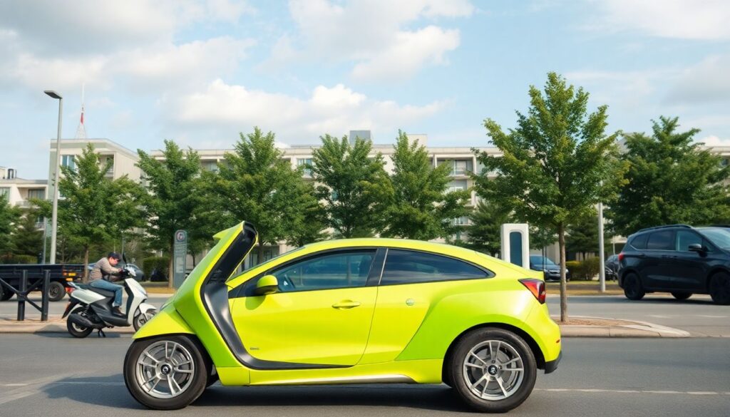 Зелёный транспорт как альтернатива авто в районах - иллюстрация