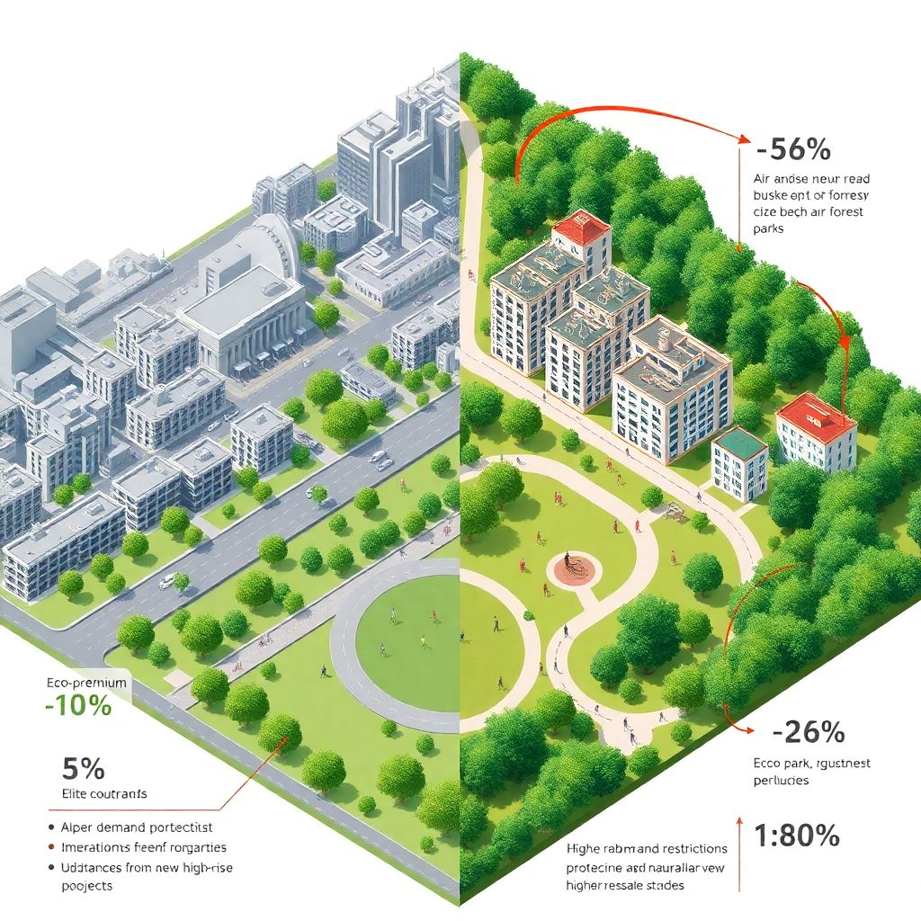 Цены на жилье в экологически чистых районах: как и почему они растут