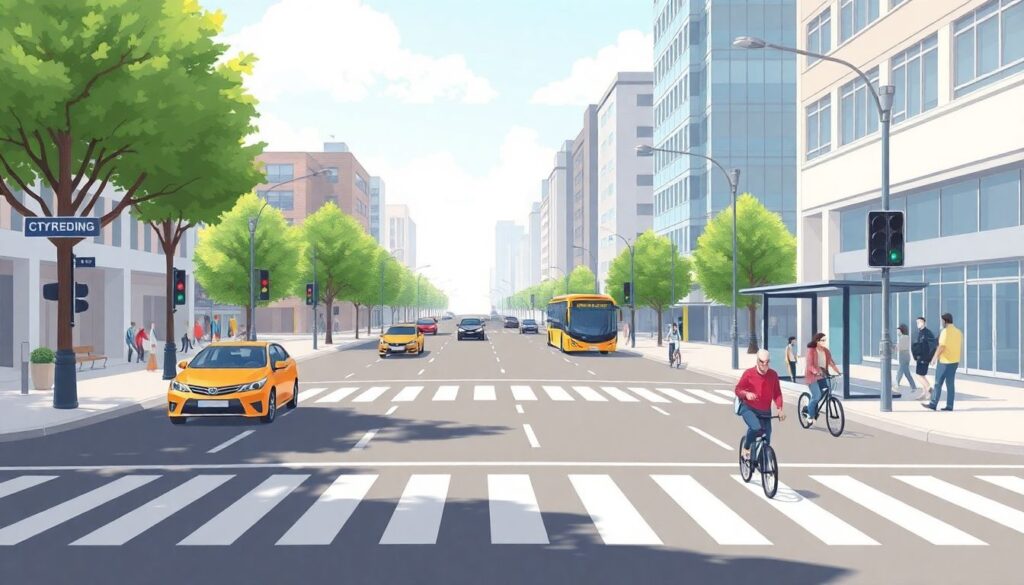 Экология и безопасность дорожного движения в районах - иллюстрация