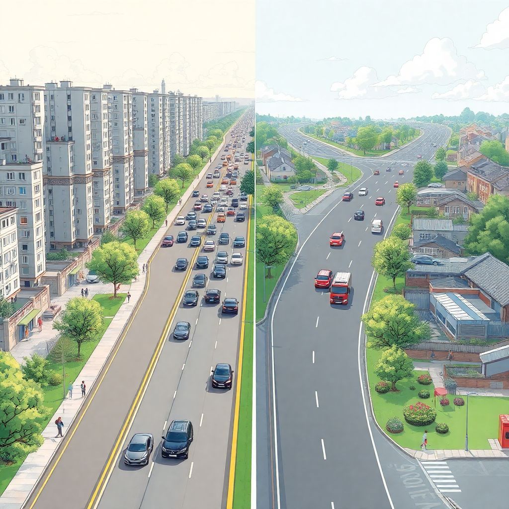 Экология и безопасность дорожного движения в районах: ключевые аспекты и решения