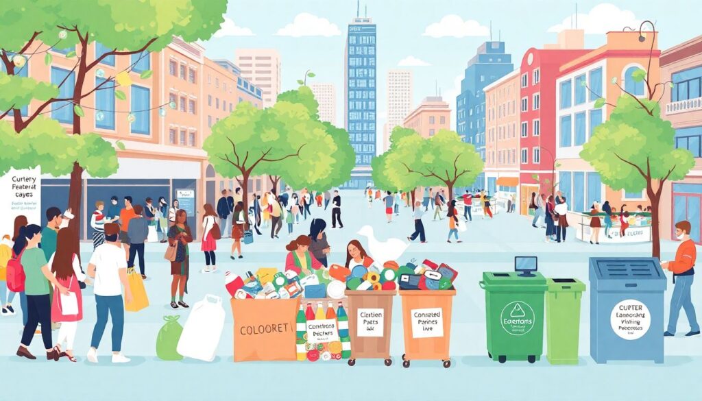 Доступность экологичных сервисов в районе - иллюстрация