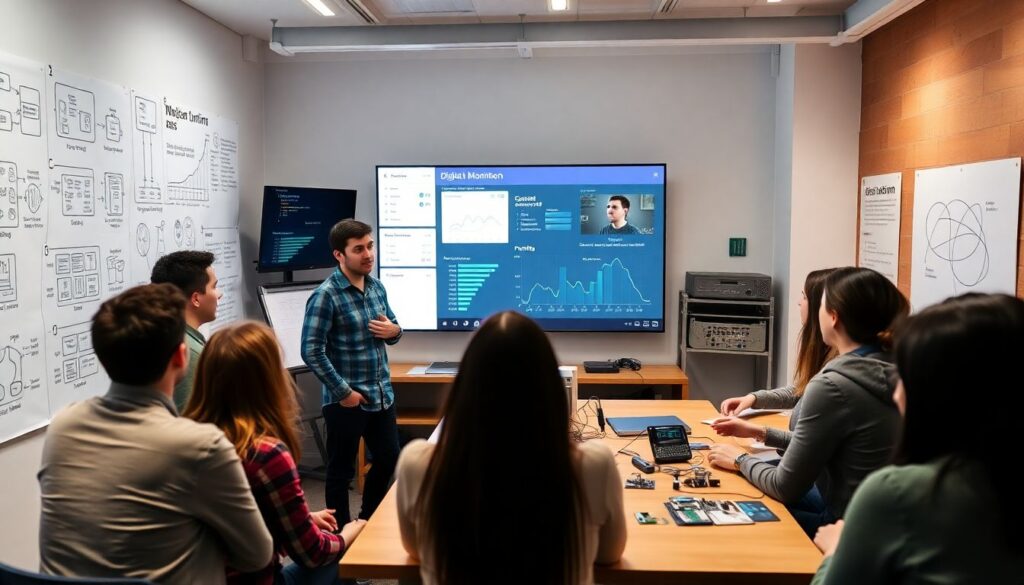 Использование цифровых инструментов для мониторинга экологии района - иллюстрация