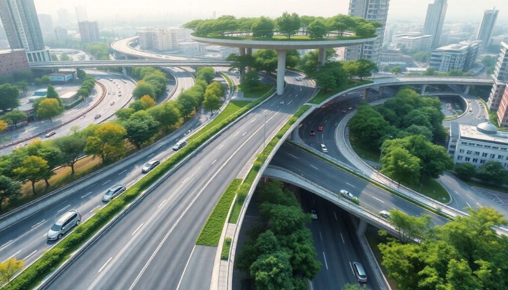 Как транспортные развязки влияют на качество воздуха вокруг - иллюстрация