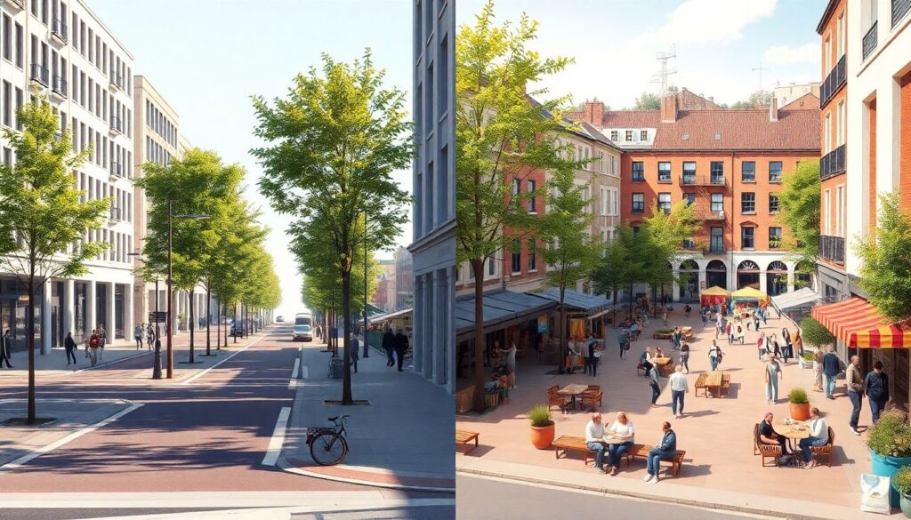 Экоинфраструктура и делающие районы - иллюстрация