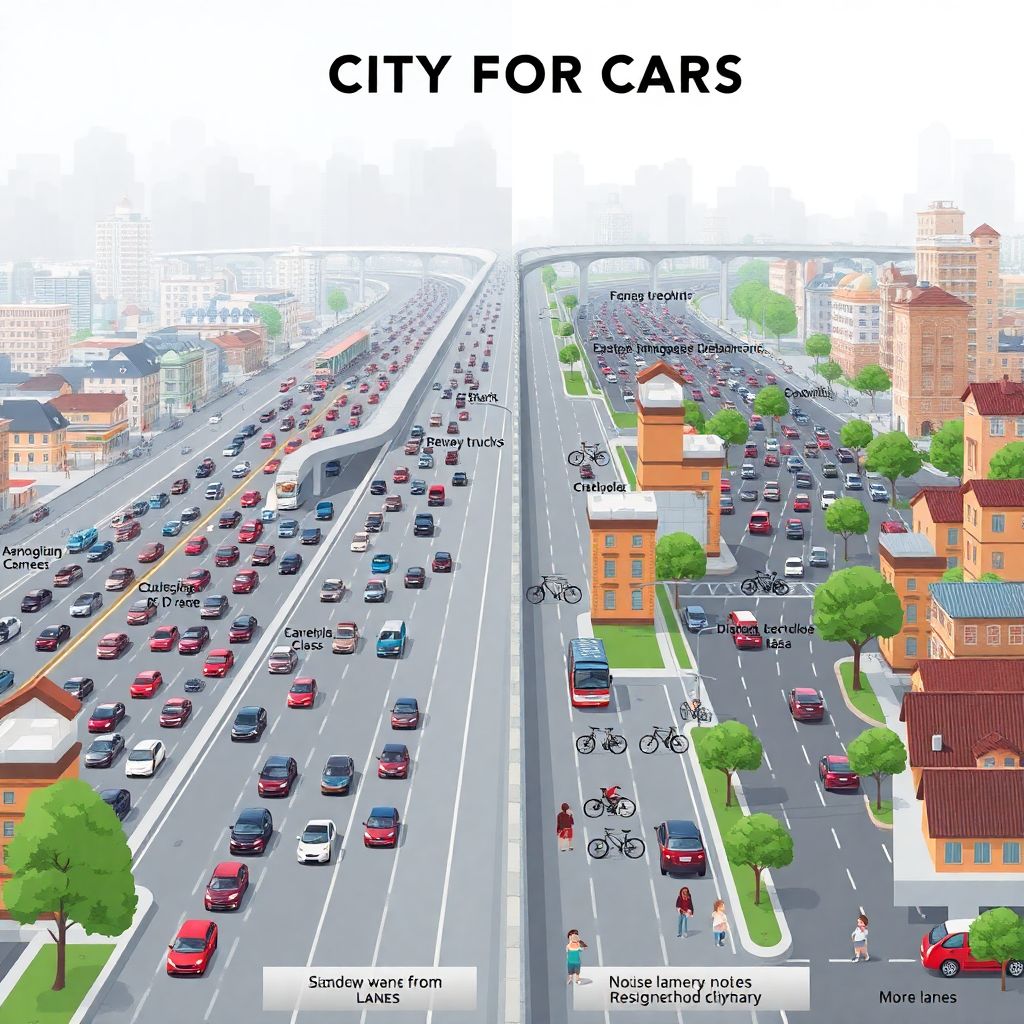 Транспортная политика и её влияние на экологическую нагрузку городских районов