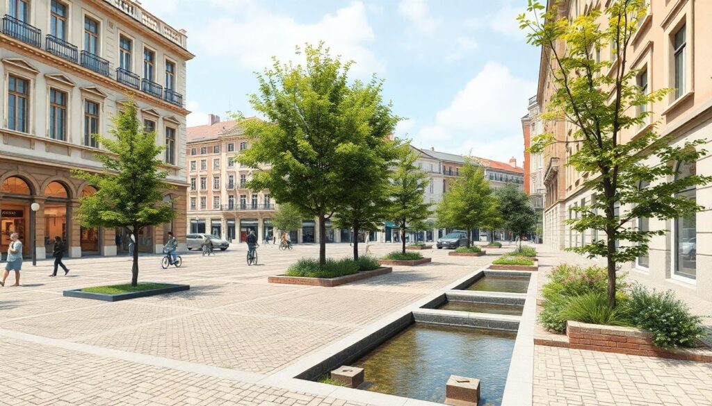 Особенности экологического обустройства исторических районов - иллюстрация