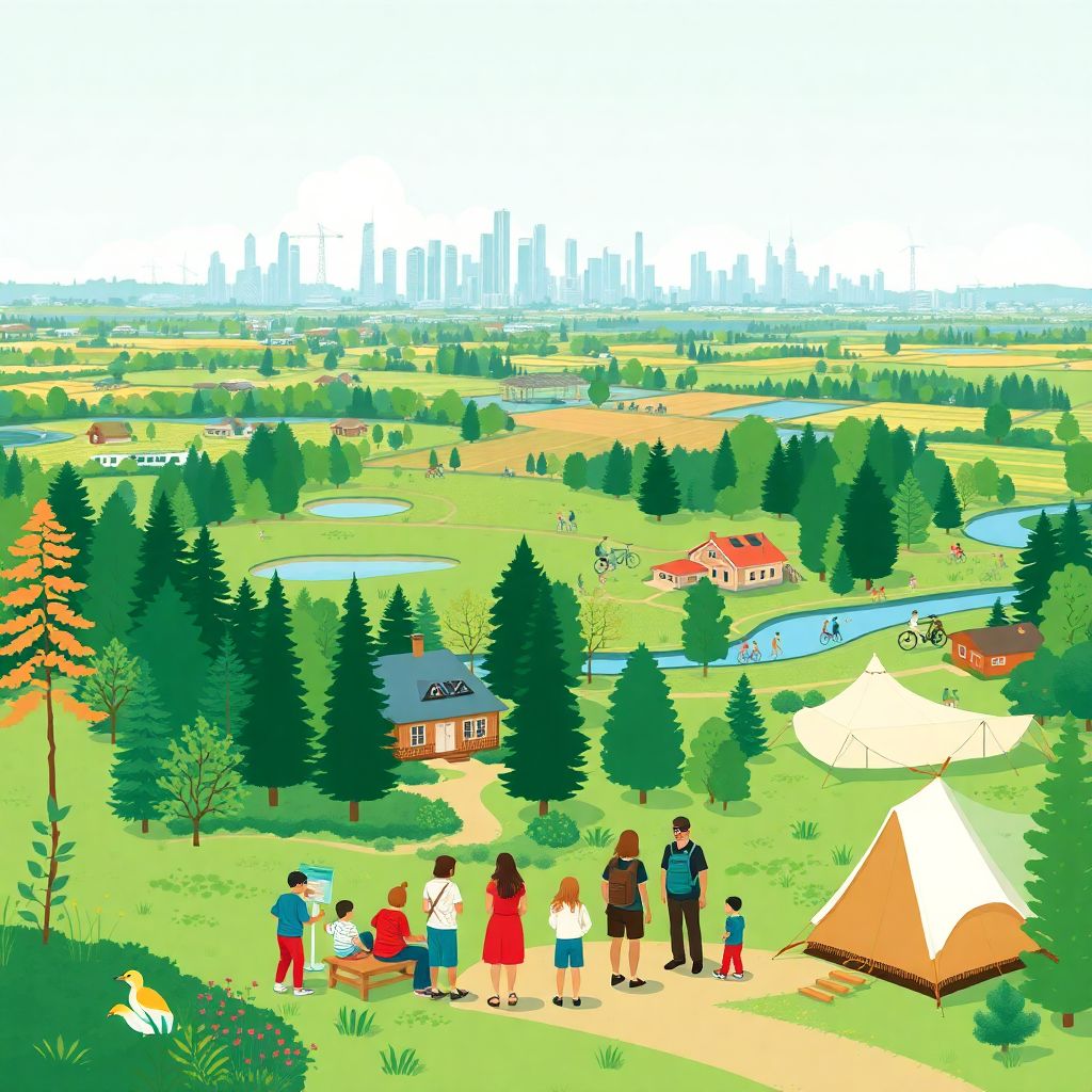 Экологические аспекты сезонного туризма в пригородах и влияние на природу