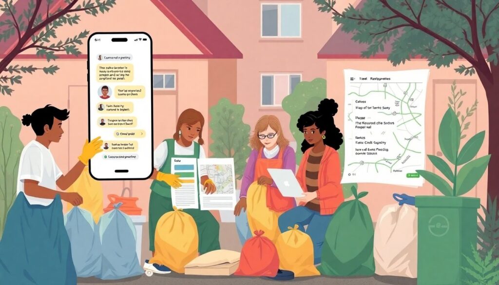 Экологический активизм и участие жителей в районе - иллюстрация