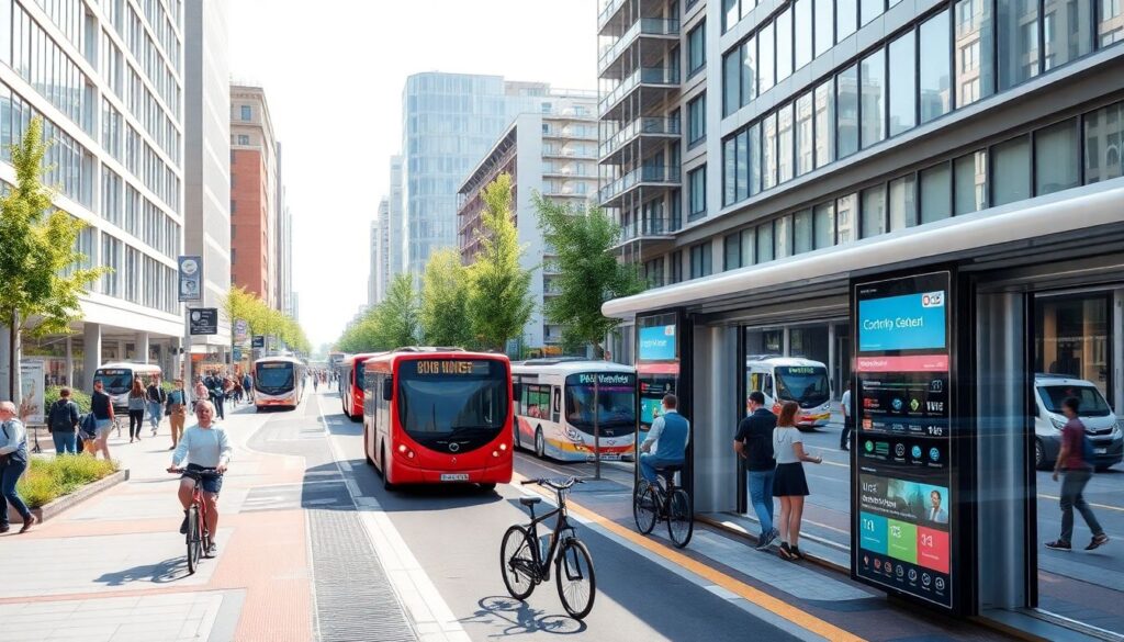 Как влияет транспорт на микрополюса района - иллюстрация