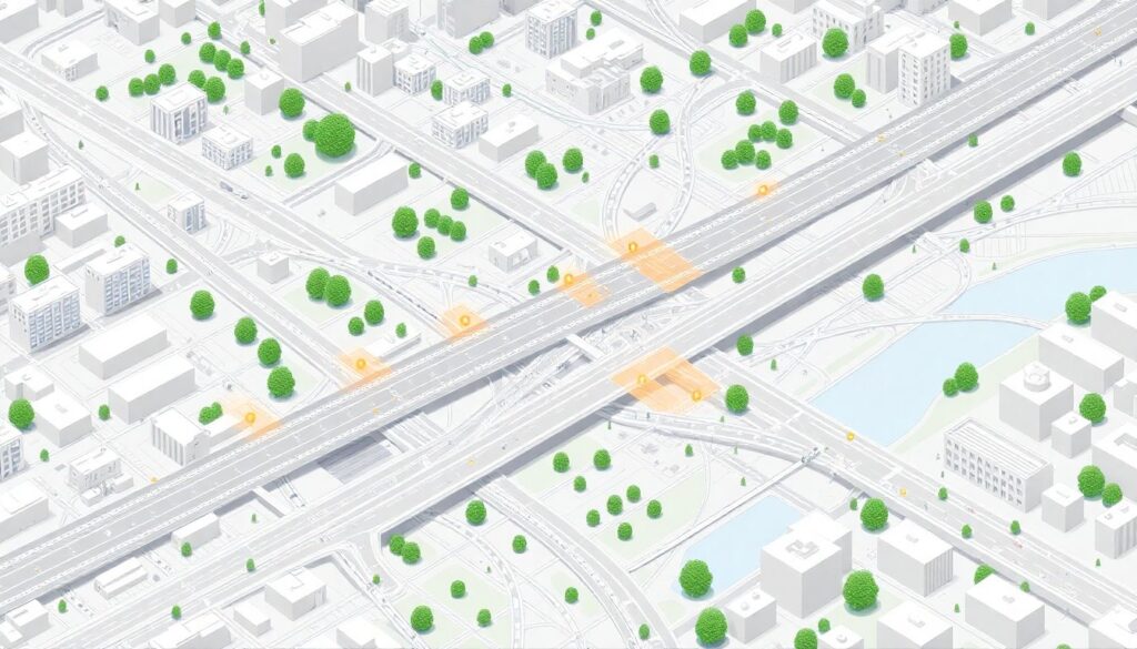Как влияет транспорт на микрополюса района - иллюстрация