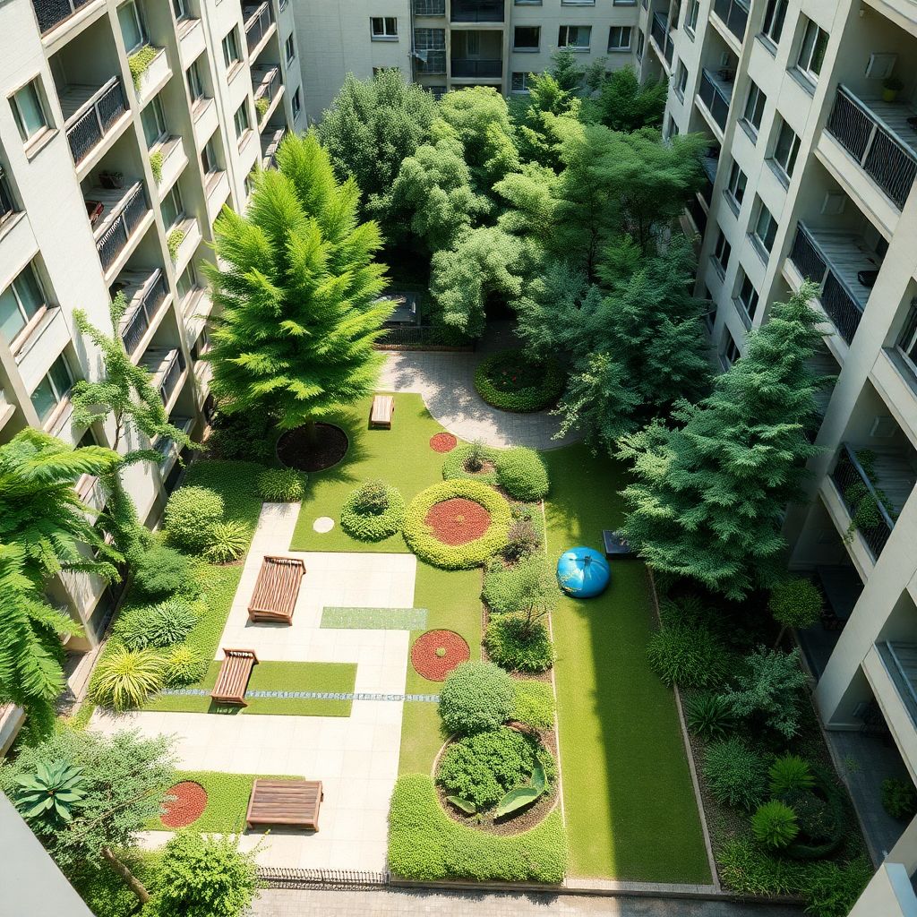 Как разводить и поддерживать озеленение на придомовой территории круглый год