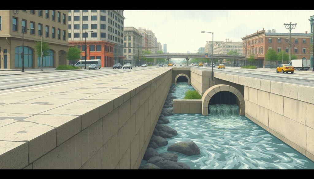 Как транспортная инфраструктура влияет на качество воды в городе - иллюстрация